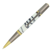 Majestic Squire pen kit gold titanium and gun metal