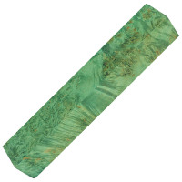 Stabilized box elder burl pen blanks green - product of Canada