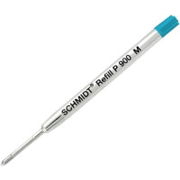 Schmidt P900 Parker-style ballpoint ink refill turquoise - one pack