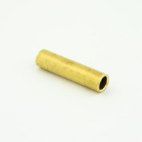 Brass tubing for thong holes two-pack - 1/4" x 1"