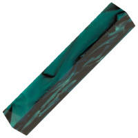 Acrylic pen blanks #523 - Black Emerald