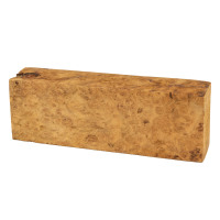 Knife block - Amboyna Burl 1" x 2" x 5-3/4"