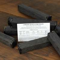 Ancient Bog Oak pen blanks from Ukraine with carbon dating certificate