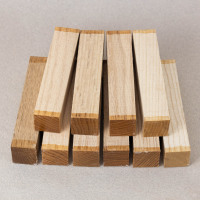 Ash pen blanks 1" - 10 pack