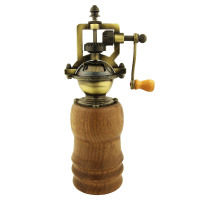 Heirloom pepper grinder mechanism - antique brass