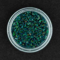 Opal inlay material 0-2 mm Black opal - 1 gram