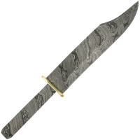 Persian pattern weld steel knife blade Lynx