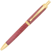 Tempest click ballpoint pen kit by Beaufort gold