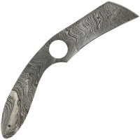 Persian pattern weld steel knife blade Black Mamba