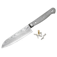 VG-10 Japanese Damascus Santoku small culinary blade - 5"