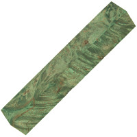 Stabilized maple burl pen blanks green - product of Canada