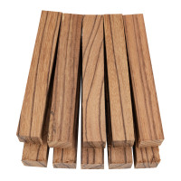 Red Zebrawood pen blanks 1" - 10 pack