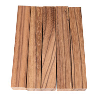 Red Zebrawood pen blanks - 5 pack