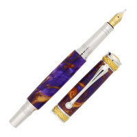 Majestic Junior fountain pen kit 22kt gold & chrome