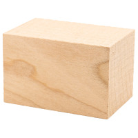 Cherry bottle stopper blank - 1-1/2" x 1-1/2" x 2-1/2"