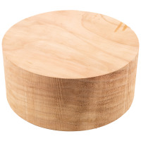 Curly Redwood bowl blanks round 3"