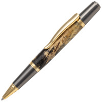 Sirocco ballpoint pen kit by Beaufort upgrade gold & gun metal