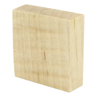 Stabilized curly maple ring blanks - natural