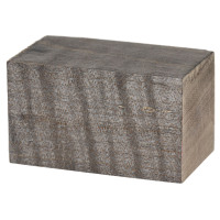 Stabilized Curly Maple bottle stopper blank black 1-1/2 x 1-1/2 x 2-1/2 - product of Canada