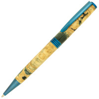Budget Streamline ballpoint pen kit blue titanium