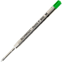 Schmidt P900 Parker-style ballpoint ink refill green - one pack