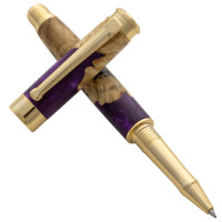 Leveche rollerball pen kit by Beaufort gold