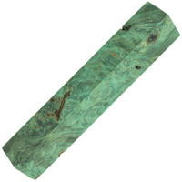 Stabilized Buckeye burl pen blanks green