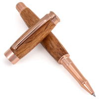 Leveche rollerball pen kit by Beaufort rose gold