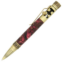 Gear shift pen kit antique brass