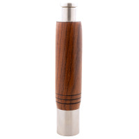 One hand push pepper mill grinder kit - satin chrome