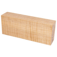 Knife block - Stabilized curly maple 1 x 2 x 5 - product of Canada