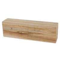 Knife block - Stabilized Curly Wormy Maple 1 x 1-1/2 x 5 - product of Canada