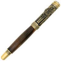Owl rollerball pen kit antique brass by Woodturningz