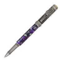 Owl rollerball pen kit antique pewter by Woodturningz