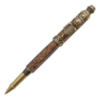 Train rollerball pen kit antique brass by Woodturningz