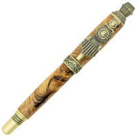 Train rollerball pen kit antique brass by Woodturningz