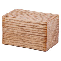 Red Oak bottle stopper blank 1-1/2 x 1-1/2 x 2-1/2 - product of Canada