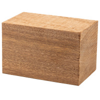 Sapele mahogany bottle stopper blank 1-1/2 x 1-1/2 x 2-1/2