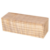 Stabilized Curly Redwood project block - 2 x 2 x 6