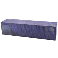 Stabilized curly maple project block 1-1/2 square x 6 purple haze - product of Canada